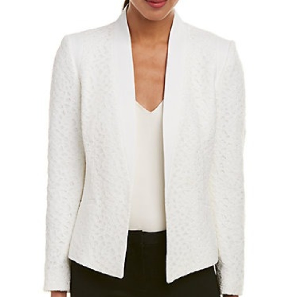 Tahari ASL Gabreilla Ivory Jacket, Sz 6